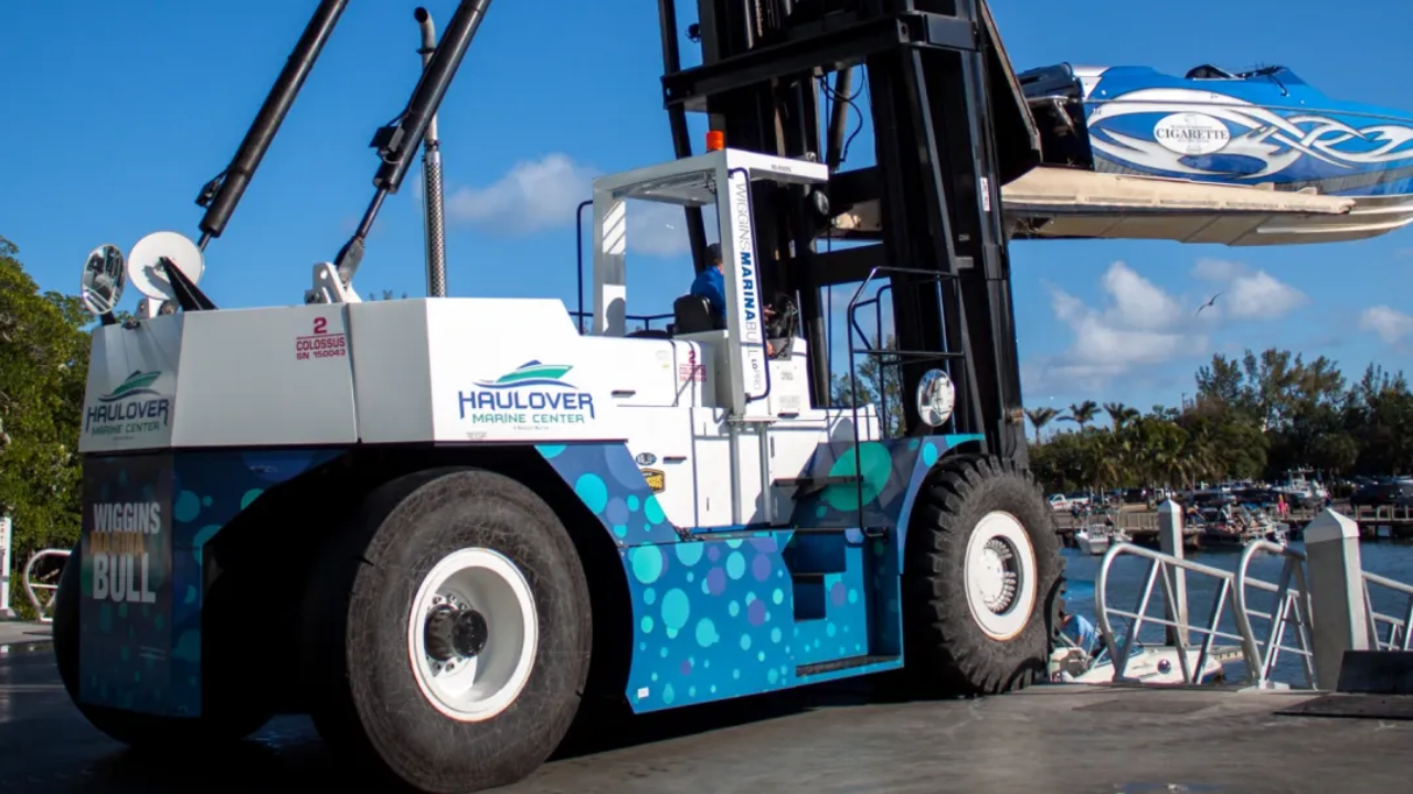 Forklift Services at Haulover Marine Center